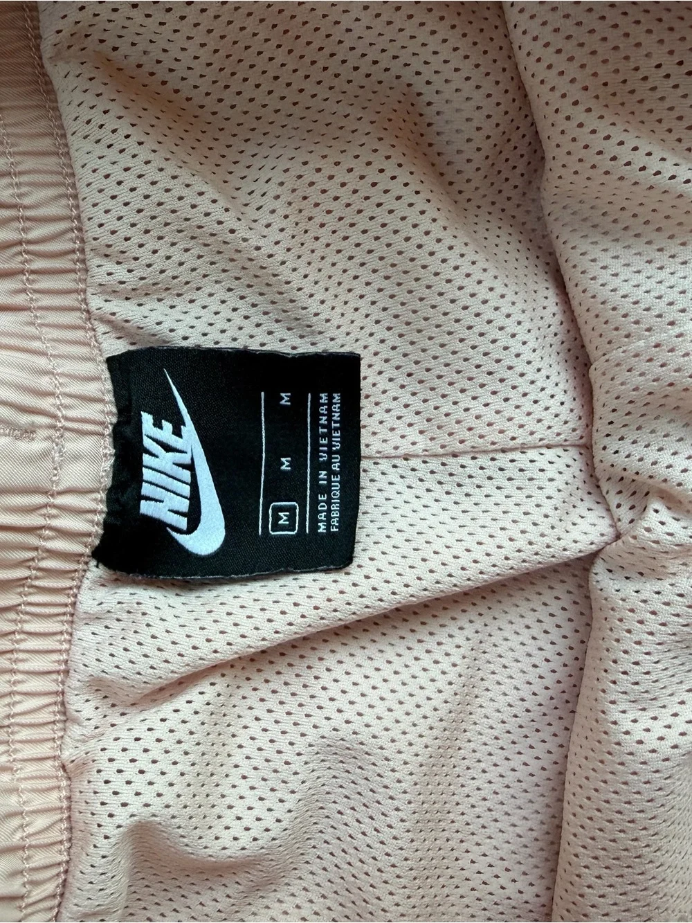 Nike Men’s Light Pink Athletic Drawstring Shorts